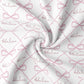 Baby Girl Personalized Bow Blanket Gender Coquette Nursery Bow Baby Blanket - Squishy Cheeks