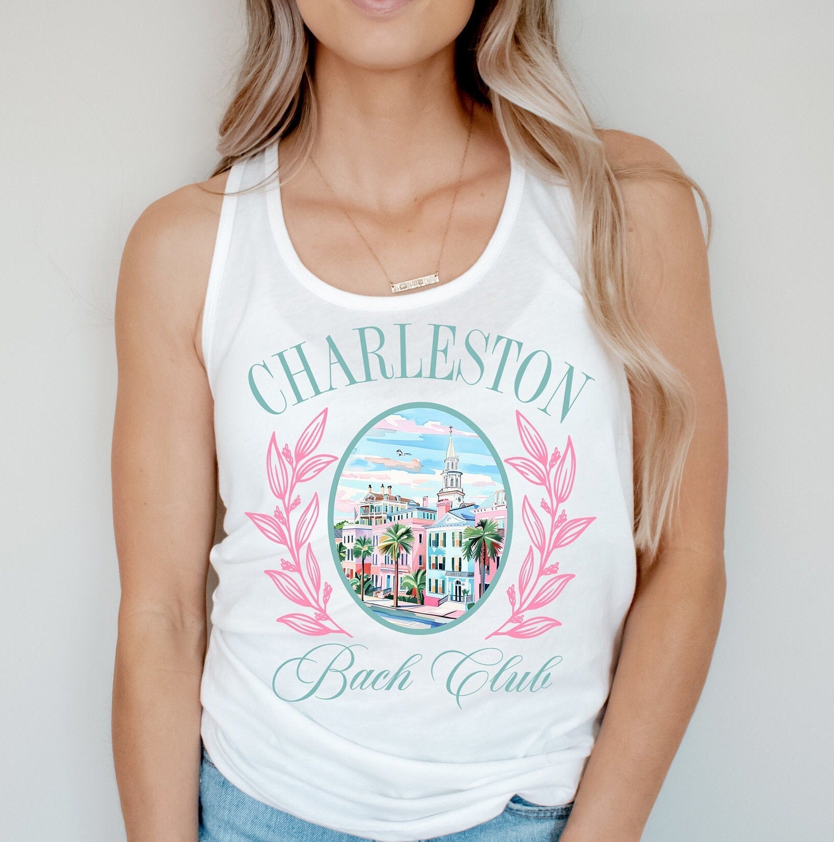Charleston Bach Club Matching Bachelorette Party Shirts, Charleston Bach Tanks Sweatshirts - Squishy Cheeks