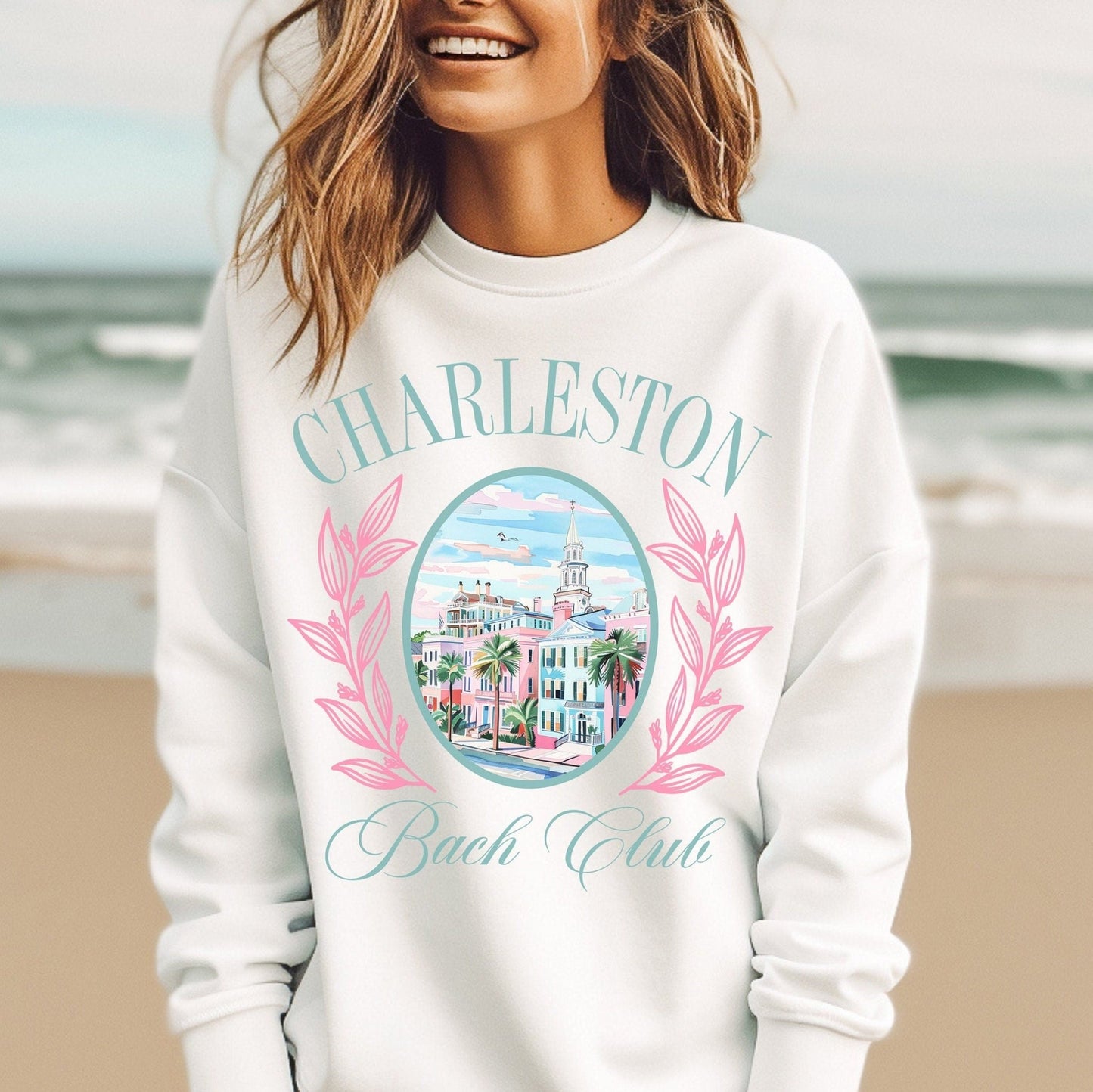 Charleston Bach Club Matching Bachelorette Party Shirts, Charleston Bach Tanks Sweatshirts - Squishy Cheeks