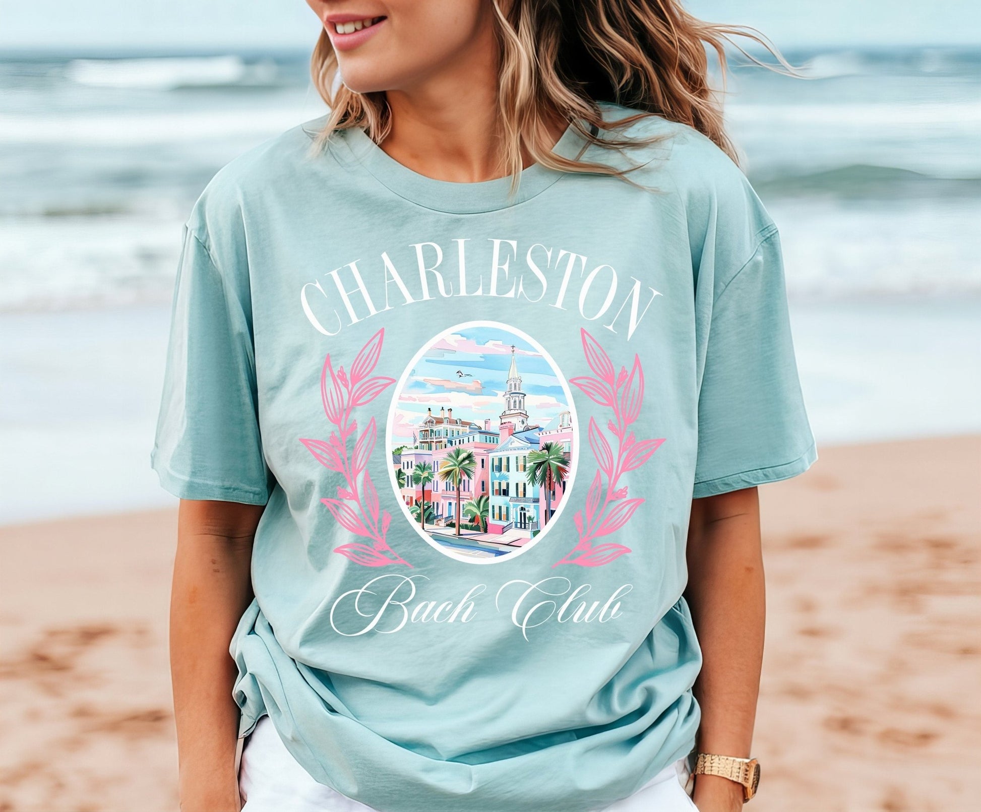 Charleston Bach Club Matching Bachelorette Party Shirts, Charleston Bach Tanks Sweatshirts - Squishy Cheeks