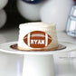 Football Cake Topper First Birthday Personalized Football Cake Topper 1st Birthday - Squishy Cheeks