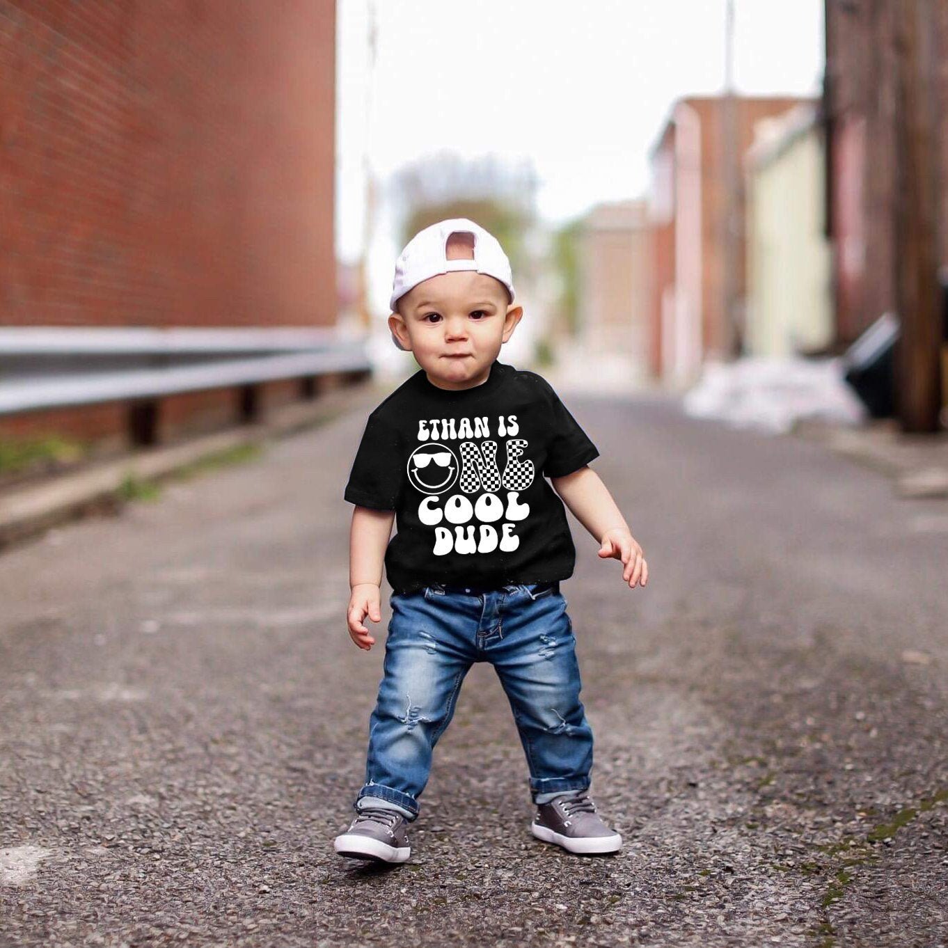 One Cool Dude Retro Personalized 1st Birthday Boy Shirt First Birthday –  Squishy Cheeks