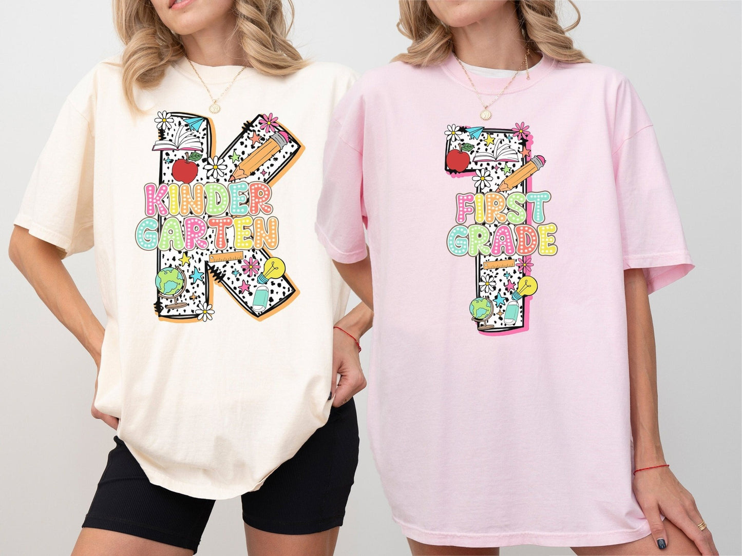 Retro Back To School Shirt, Any Grade First Day of School, Team Grade Shirts - Squishy Cheeks