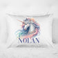 Unicorn Custom Name Pillowcase, Personalized Pillow, Unicorn Theme Bedroom, Unicorn Bedroom Decor, Toddle or Standard sizing - Squishy Cheeks