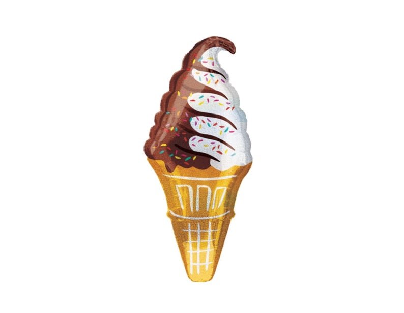41" Ice Cream Balloon - Squishy Cheeks