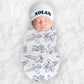 Airplane Boy Baby Blanket - Squishy Cheeks