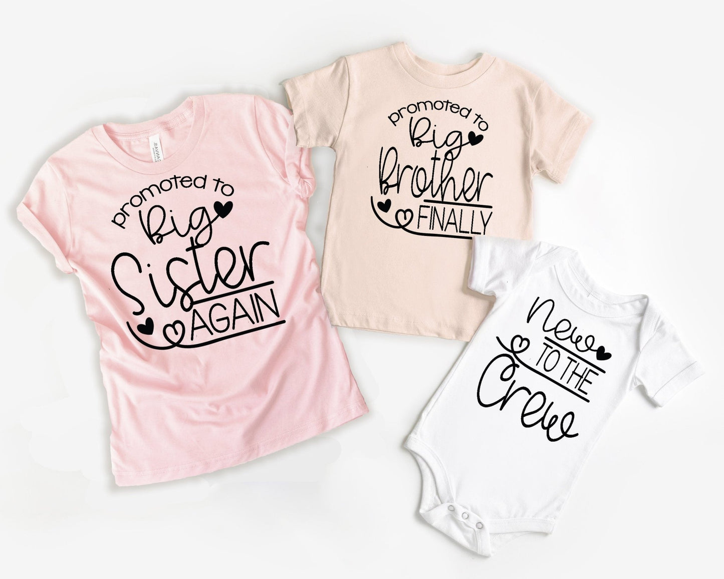 Baby Announcement Onesie® Big Sister Big Brother Shirts Sibing Baby Reveal - Squishy Cheeks
