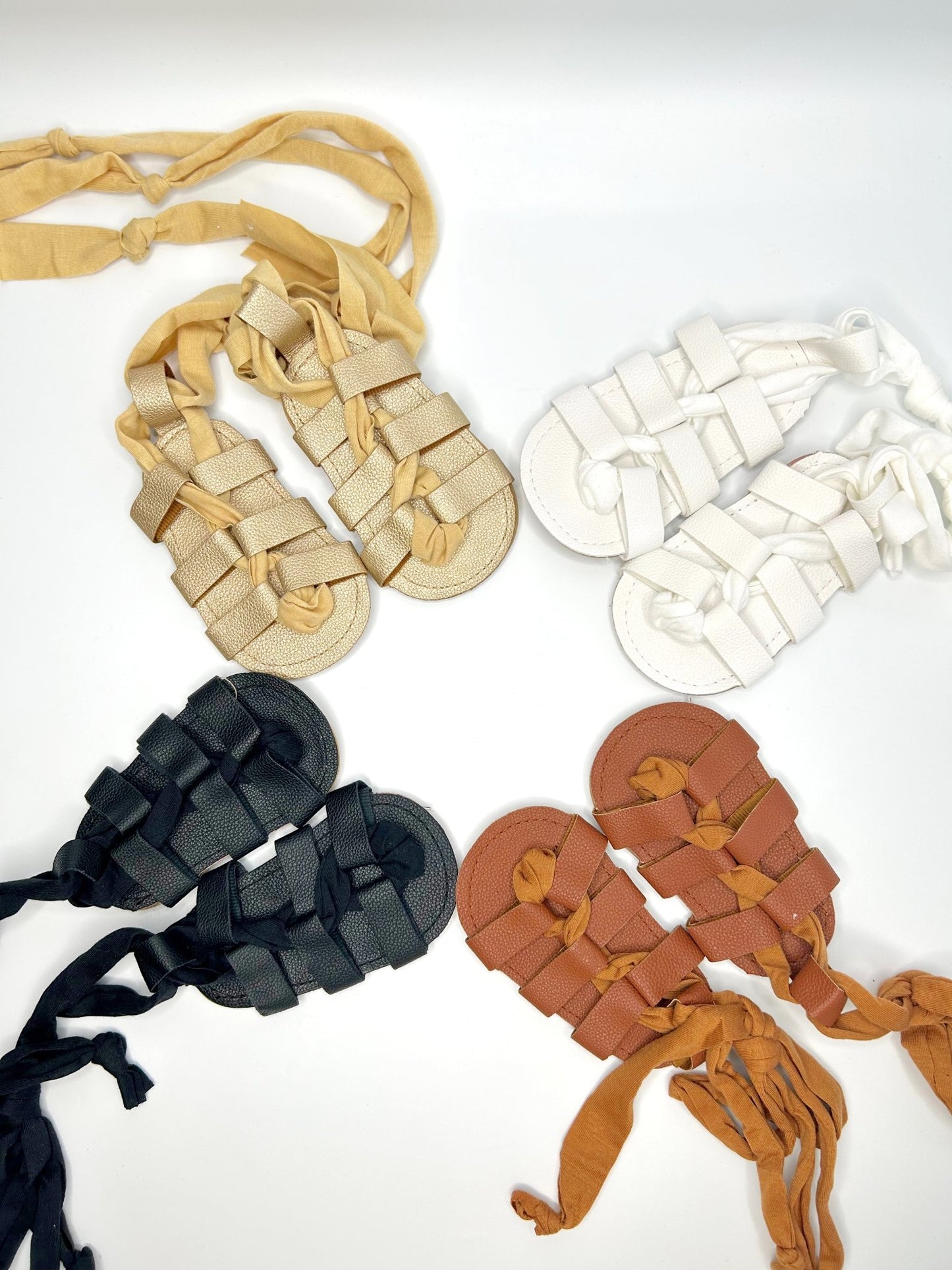 Baby Girl Gladiator Sandals - Squishy Cheeks