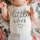 Baby Girl Little Love Valentine Onesie® Baby Boy Onesie® - Squishy Cheeks