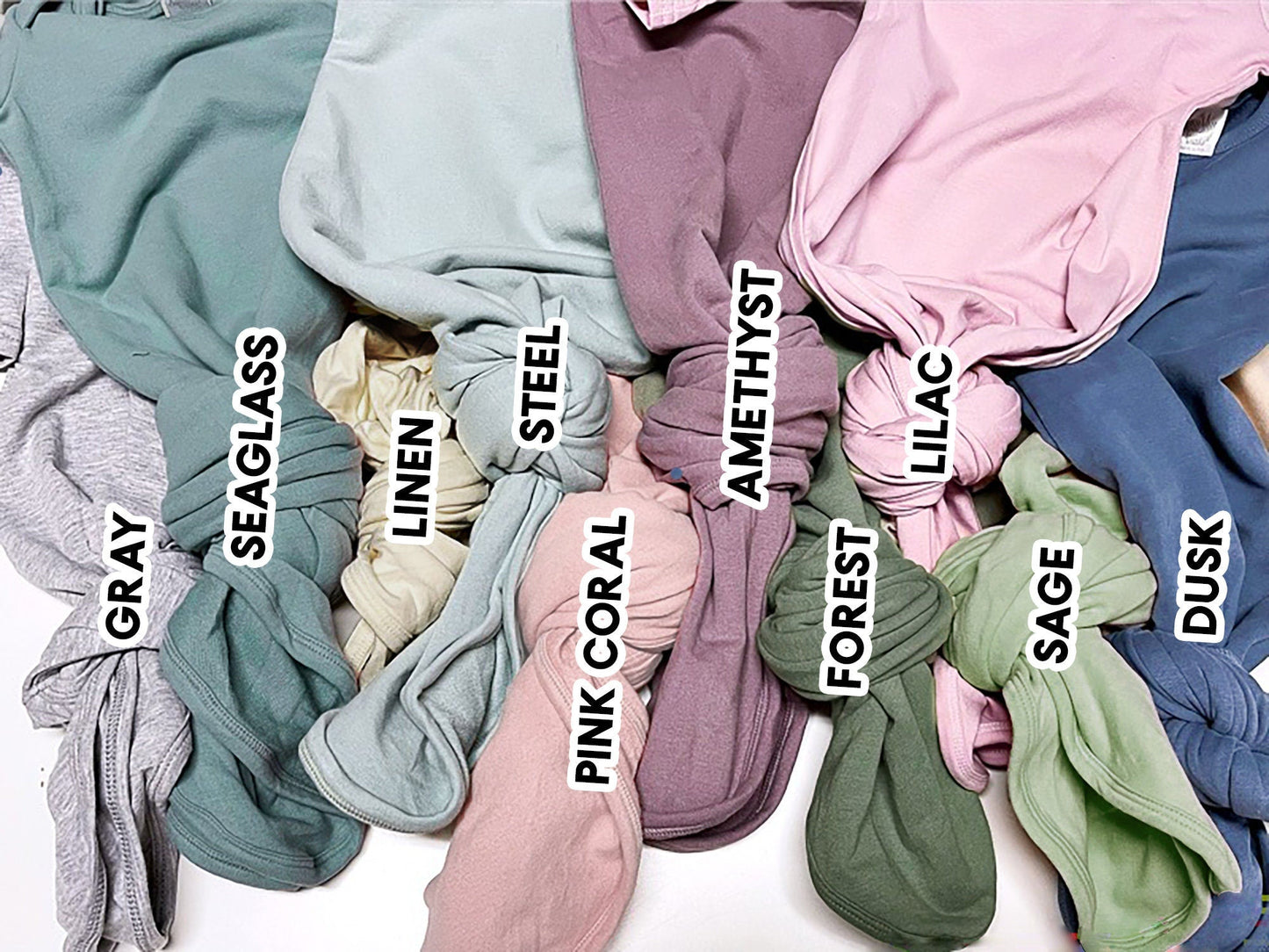 Bamboo Newborn Baby Personalized Knotted Gown - Additional Colors - Squishy Cheeks