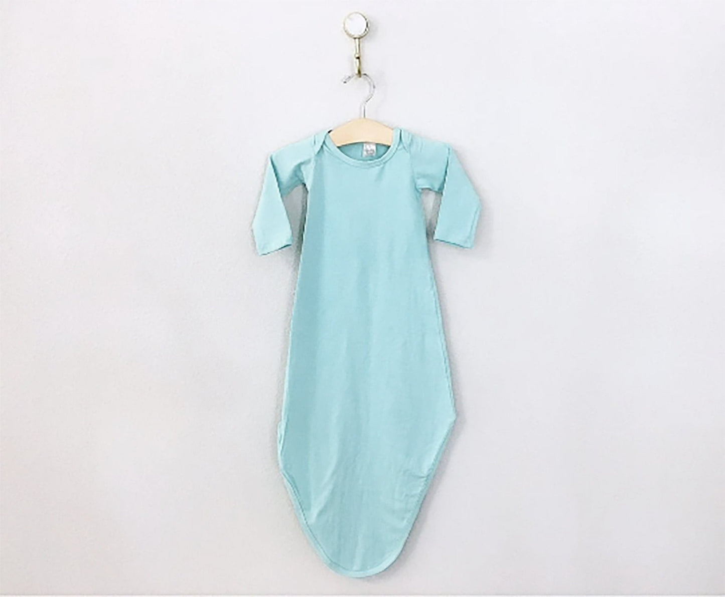 Bamboo Newborn Baby Personalized Knotted Gown - Additional Colors - Squishy Cheeks
