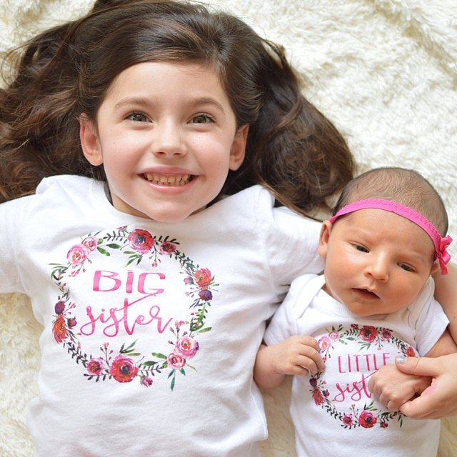 Big Sister Little Sister Matching Shirts Set – Squishy Cheeks