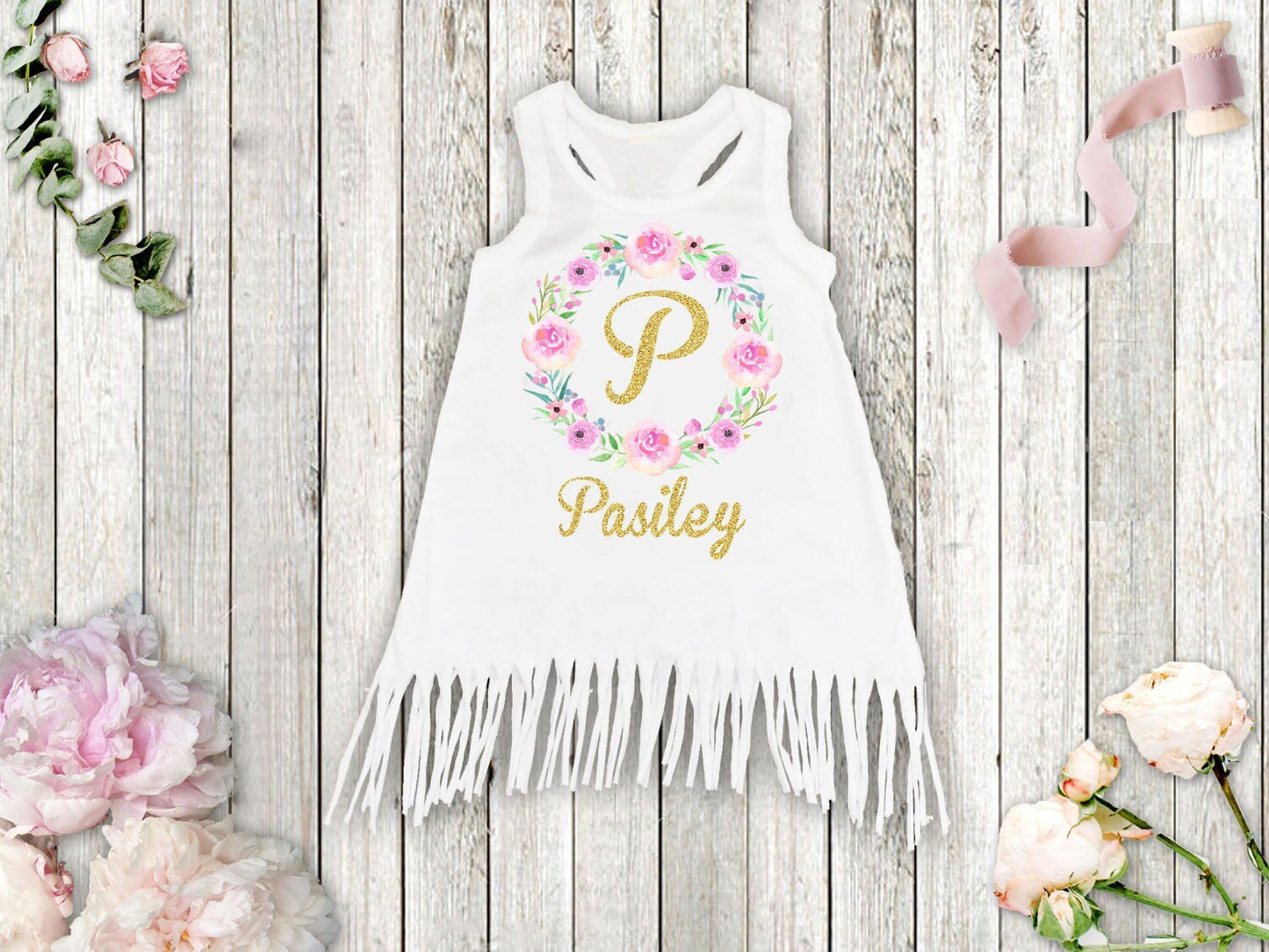 Boho Fringe Dress, Baby Girl Dress, Personalized Dress, Boho Baby Clothes, Boho Baby Girl, Baby Girl Clothes, Toddler Dress, Trendy Girl - Squishy Cheeks