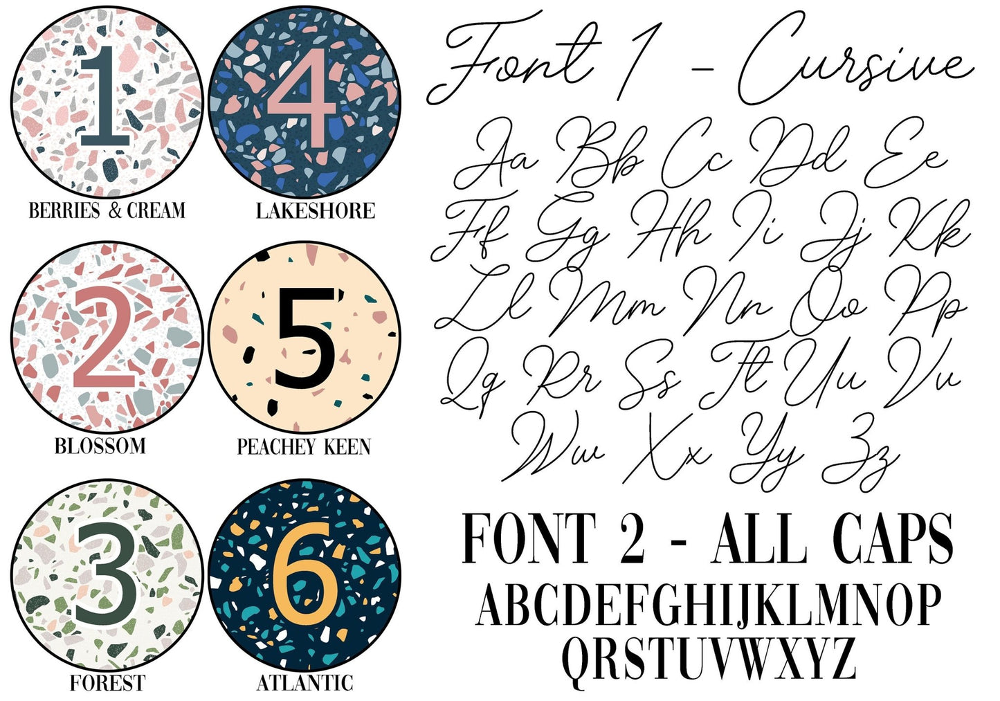 Boho Terrazzo Tumblers Personalized with Stainless Steel Straw - Squishy Cheeks