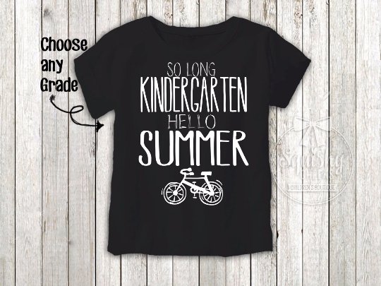 Boy's Last Day Of School Hello Summer Shirt - Squishy Cheeks