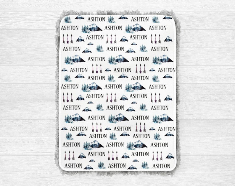 Boy's Personalized Mountians Gift Set - Squishy Cheeks