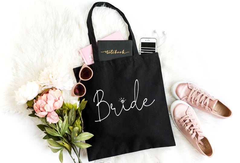 Bride Canvas Tote Bag - Squishy Cheeks