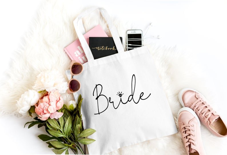 Bride Canvas Tote Bag - Squishy Cheeks