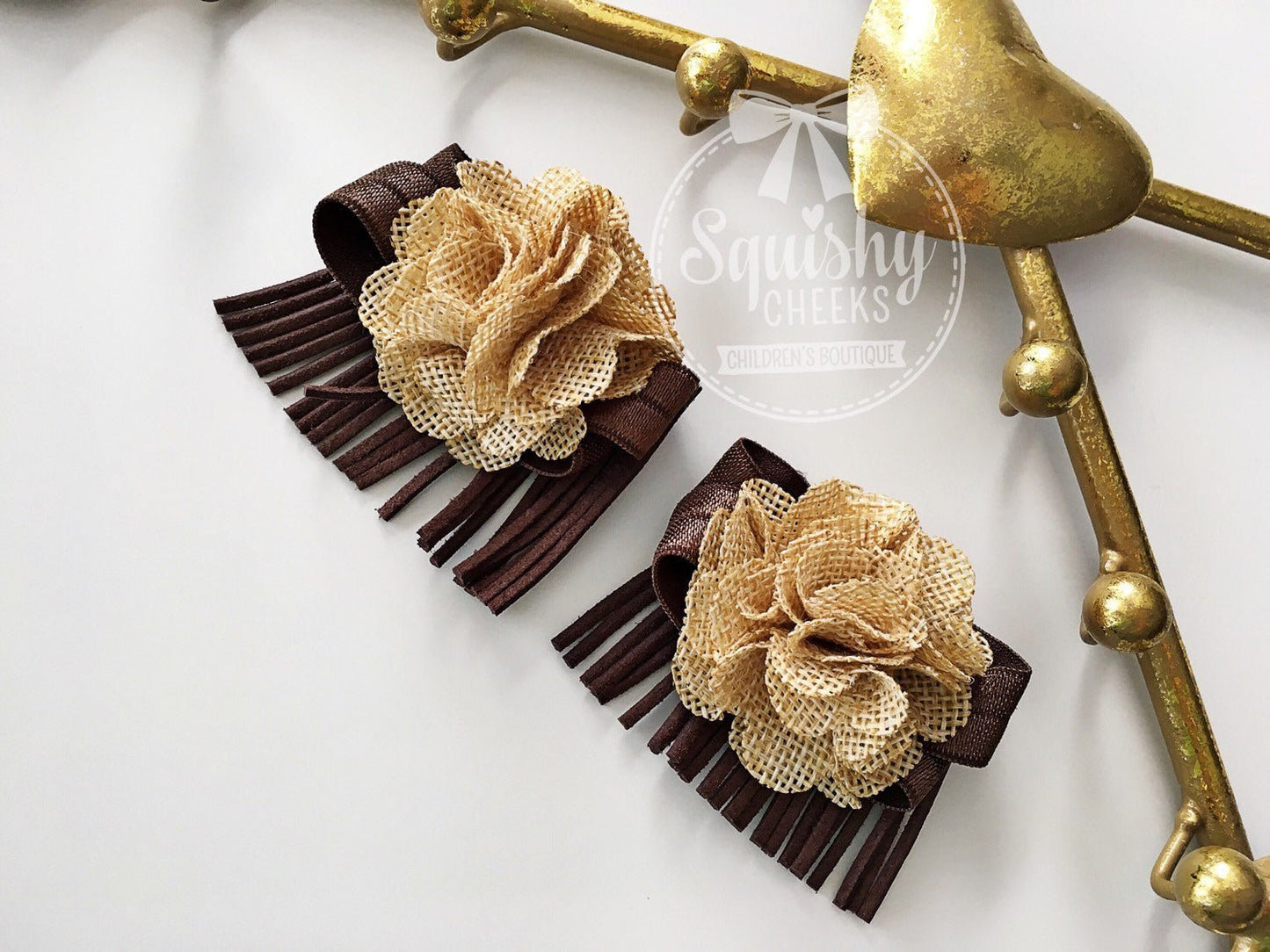 Brown Moccasin Piggy Petals® - Squishy Cheeks