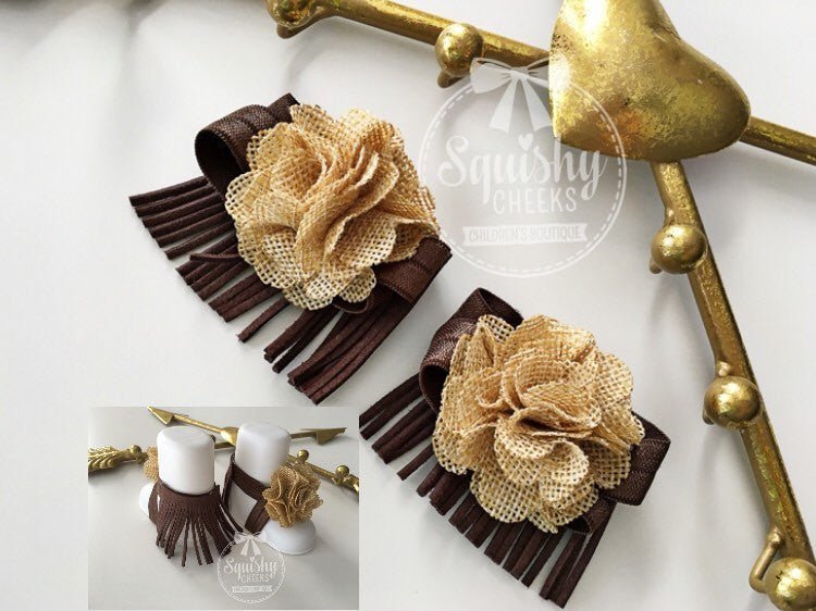Brown Moccasin Piggy Petals® - Squishy Cheeks