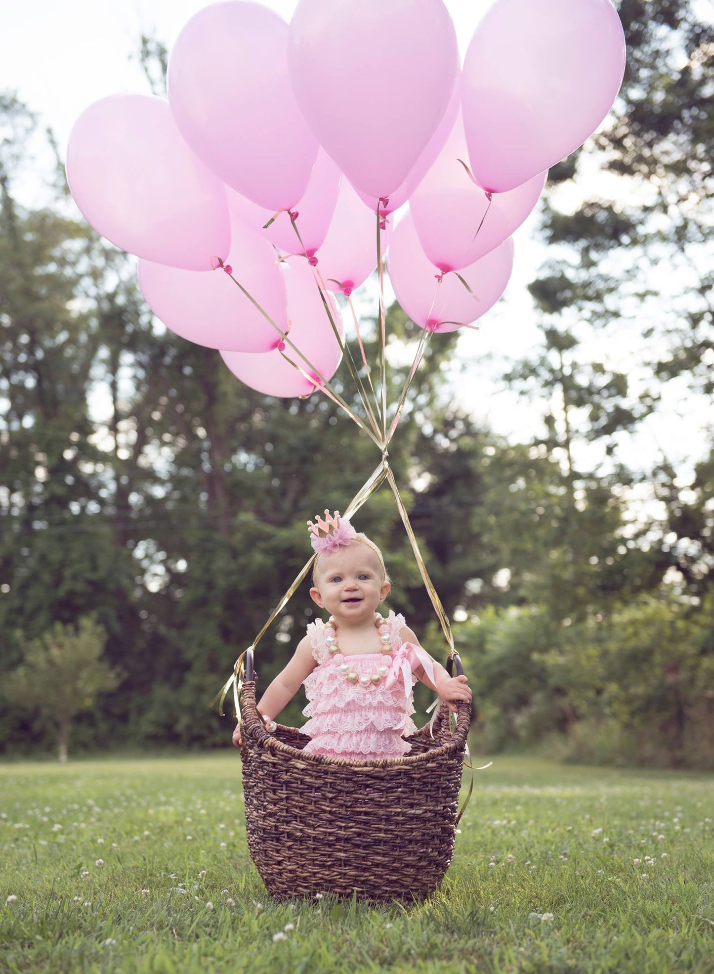 CLEARANCE Lace Ruffle Rompers - Squishy Cheeks