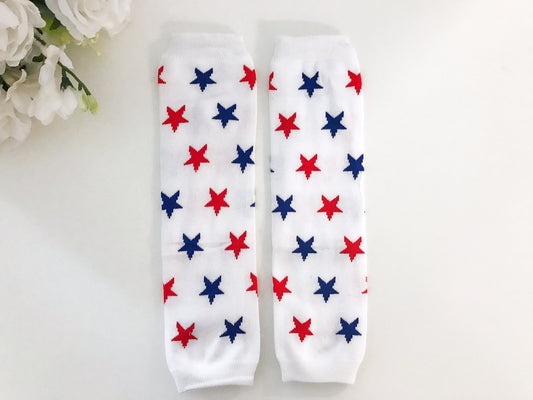 CLEARANCE Patriotic Star Leg Warmers - Squishy Cheeks