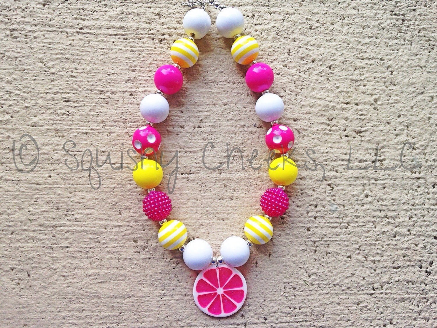 CLEARANCE Pink Lemonade Necklace - Squishy Cheeks