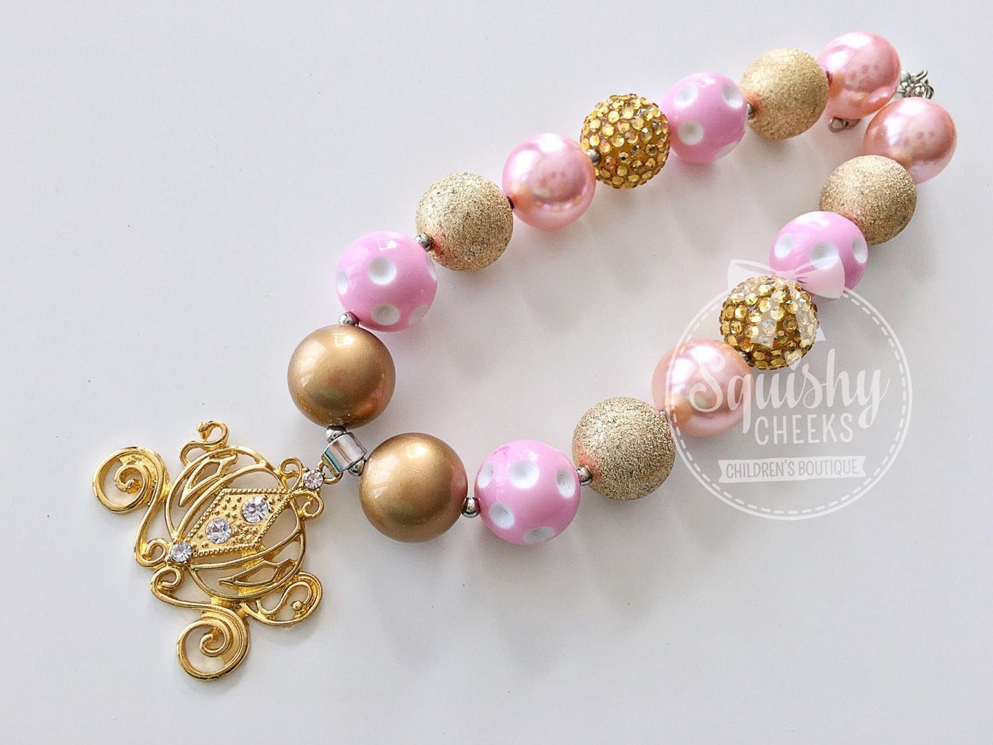CLEARANCE Princess Carriage Statement Necklace - Squishy Cheeks