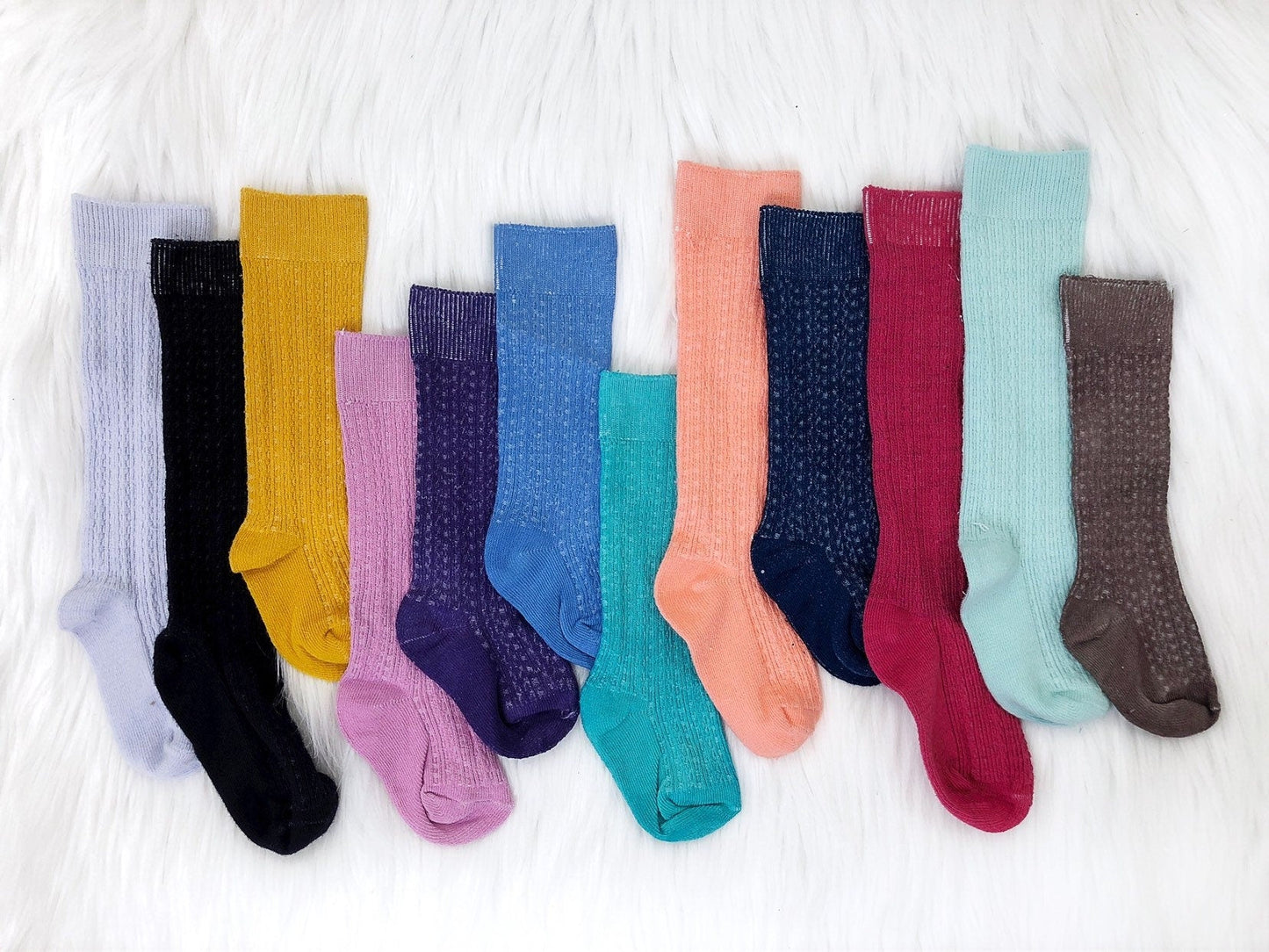 Clearance Slightly Imperfect Socks Baby Knee High Socks FINAL SALE - Squishy Cheeks