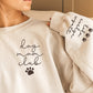 Custom Dog Mom Shirt with Pets Name on Sleeve Dog Mom Club Sweatshirt Anti-Social Dog Mom Club Tee - Squishy Cheeks
