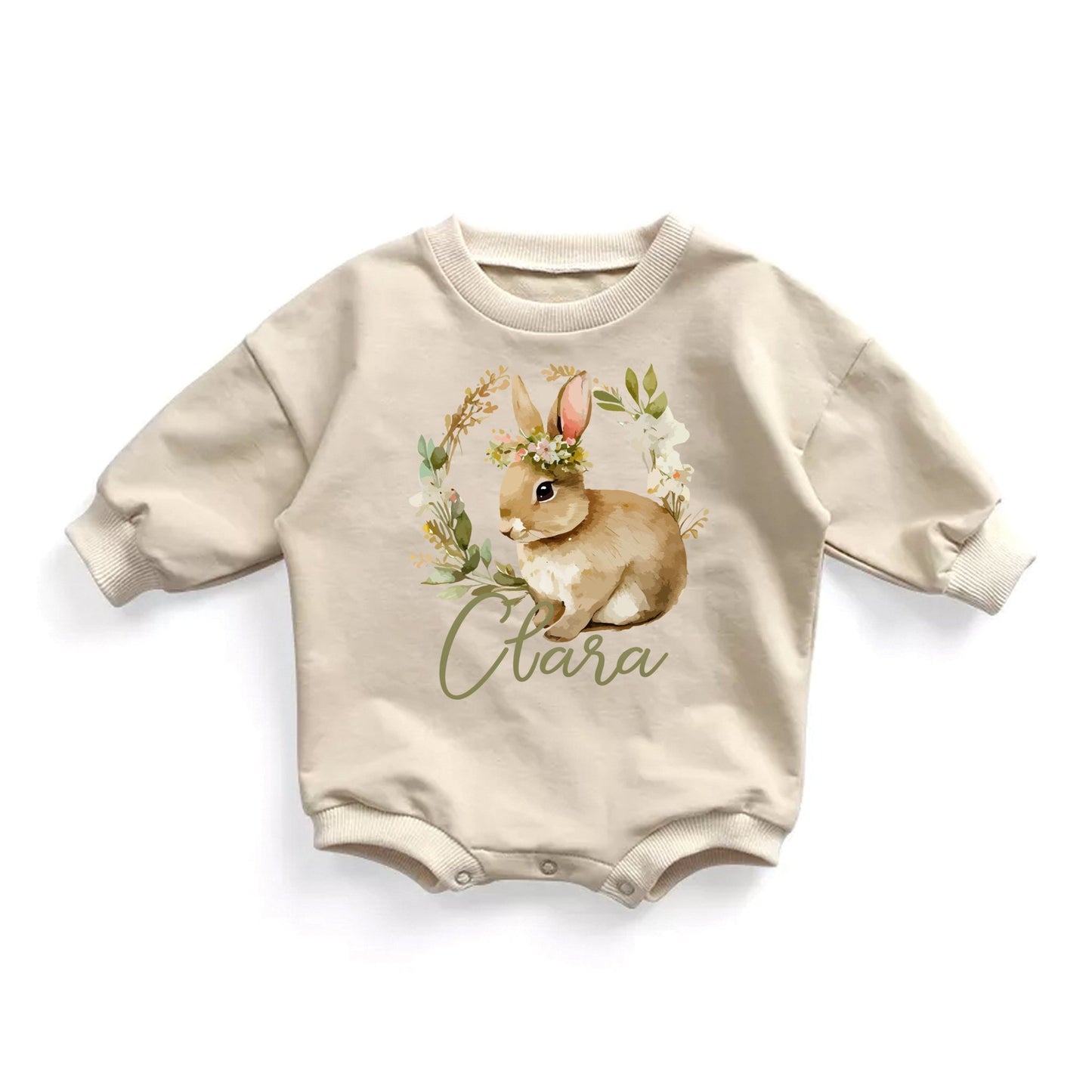 Custom Easter Outfit With Name Personalized Girls 1st Easter Outfit - Squishy Cheeks