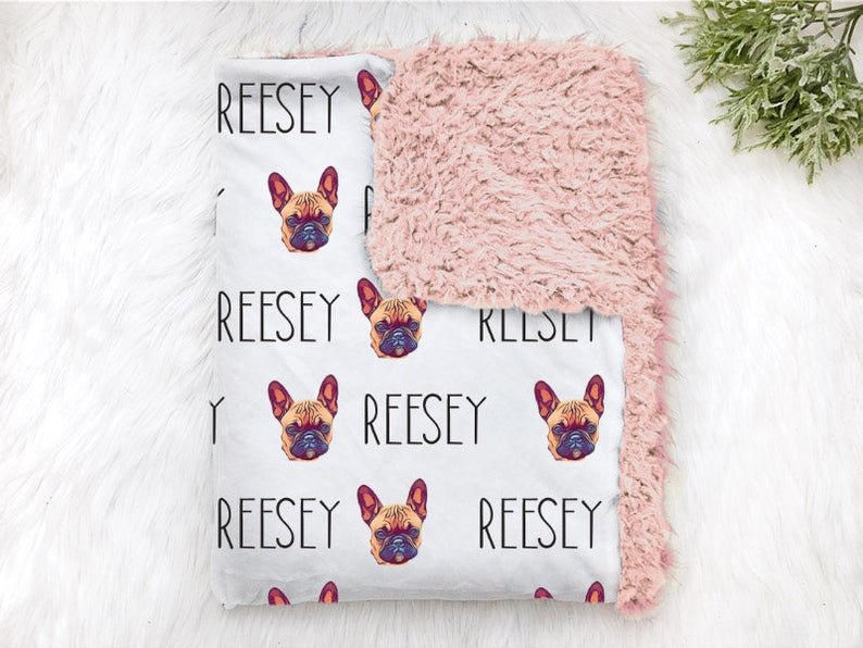 Custom Pet Photo Blanket - Squishy Cheeks