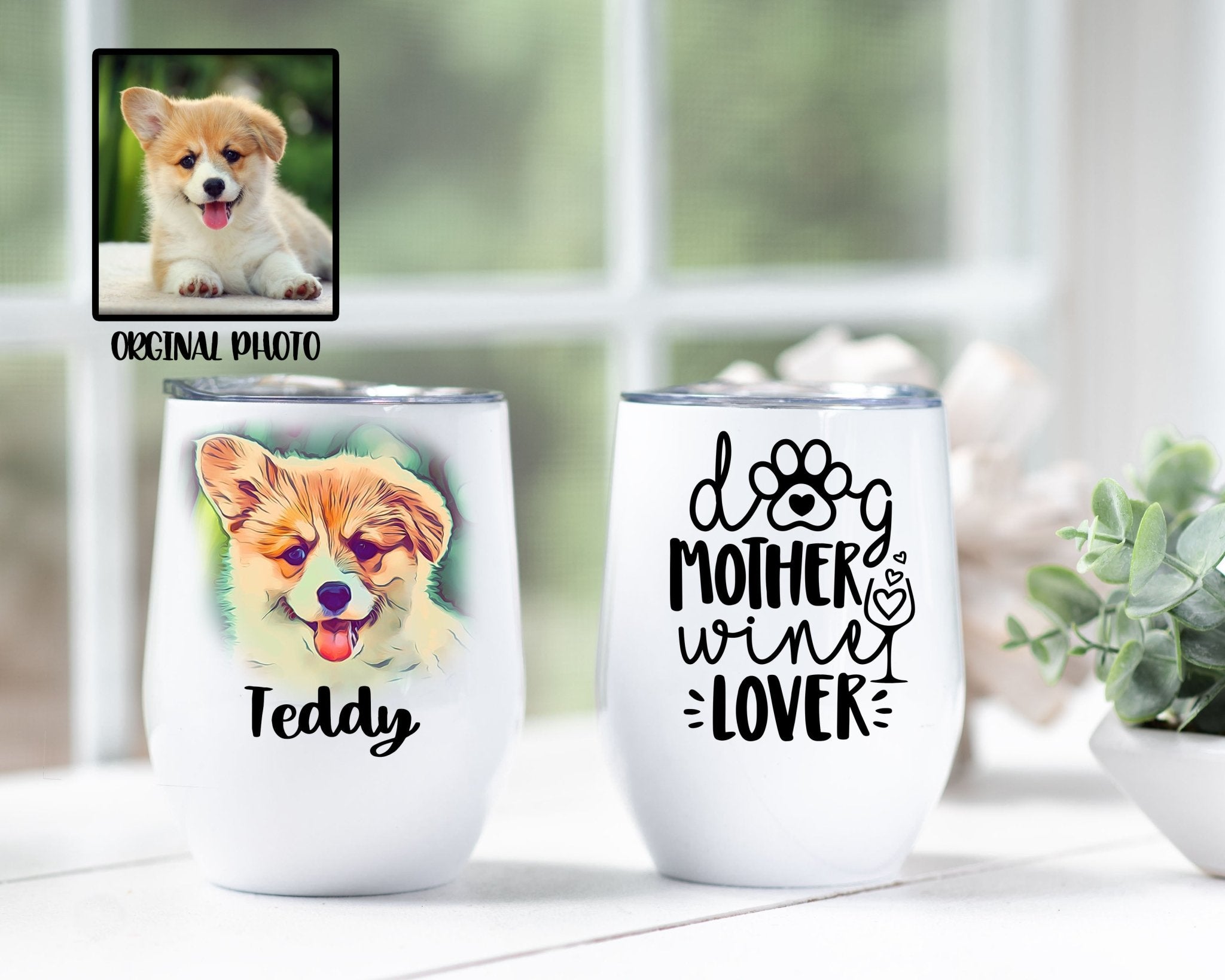 To The Best Dog Mom, Personalized Tumbler Cup, Custom Gift For Dog Lovers,  Mother's Day Gifts