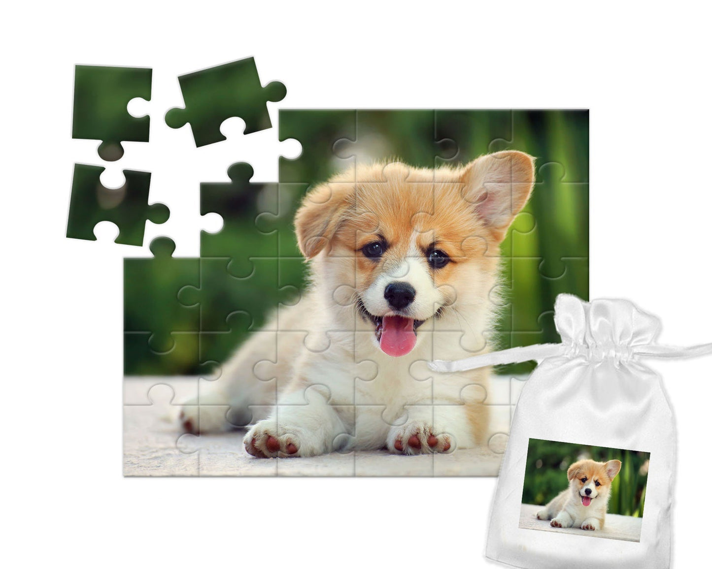 Custom Photo Puzzle, WITH YOUR OWN PHOTO - Squishy Cheeks