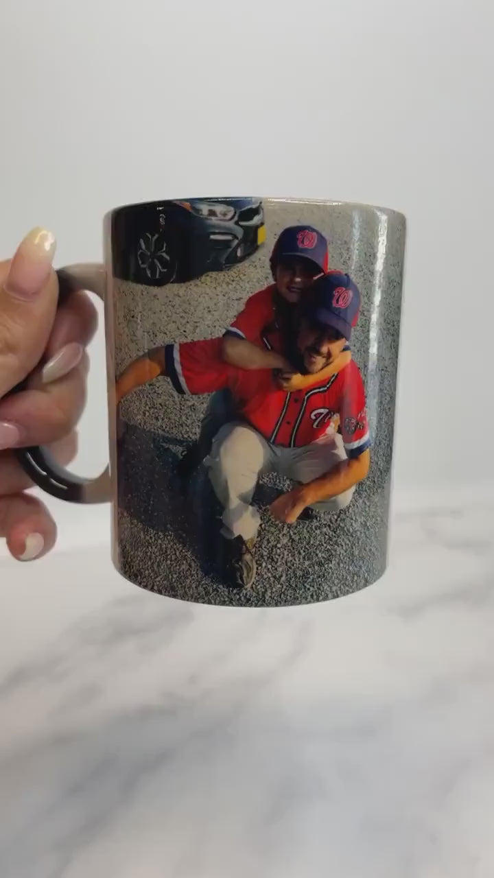 Unique Personalized Gift for Dad from Kids Color Changing Coffee Mug Fathers Day Gift Birthday Gift for Dad Gift Photo Mug World Best Dad