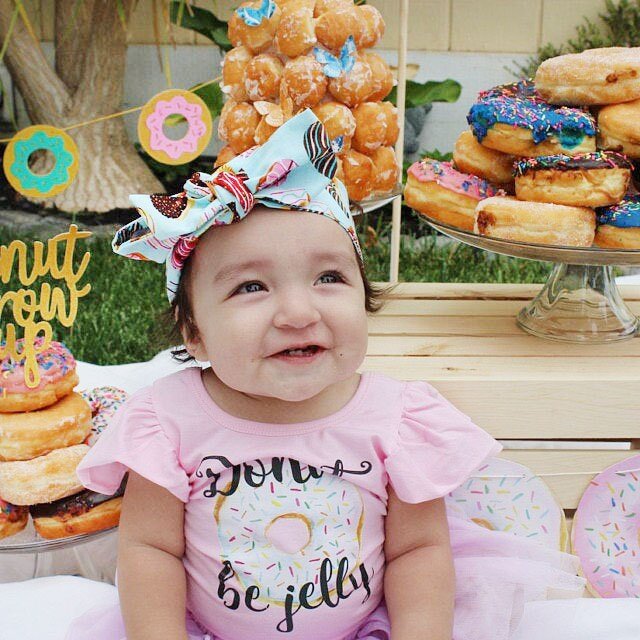 Donut Mom Shirt Personalized Matching Mommy and Me Top Mom First Birthday Shirt Scoop Neck Dolman Rose Gold Pink Shirt - Squishy Cheeks