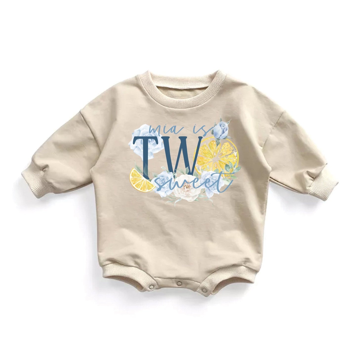 Dusty Blue Lemonade Birthday Top Lemon Sweet One Birthday Two Sweet Lemon Birthday - Squishy Cheeks
