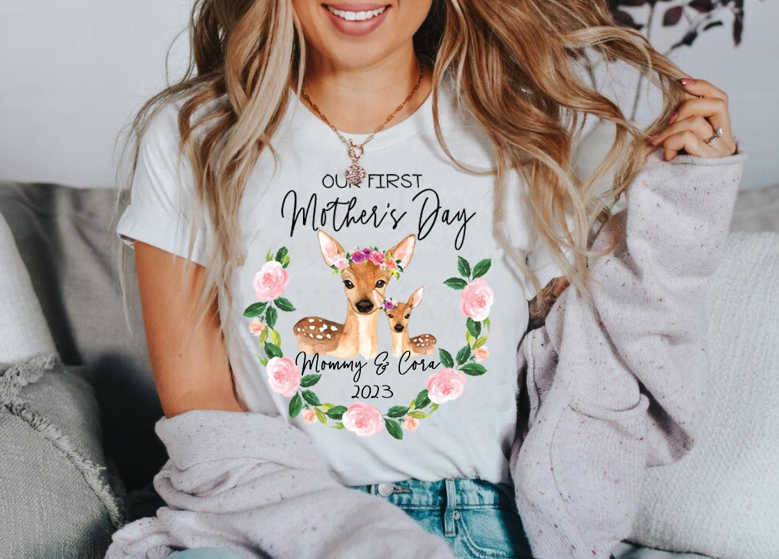 http://squishycheeks.com/cdn/shop/products/first-mothers-day-mommy-and-me-womens-tee-331367.jpg?v=1679448623