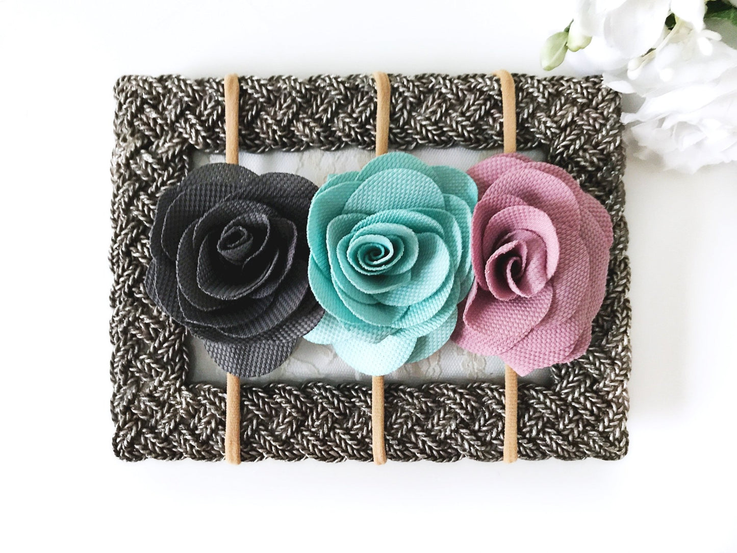 Flower Nylon Headbands - Squishy Cheeks