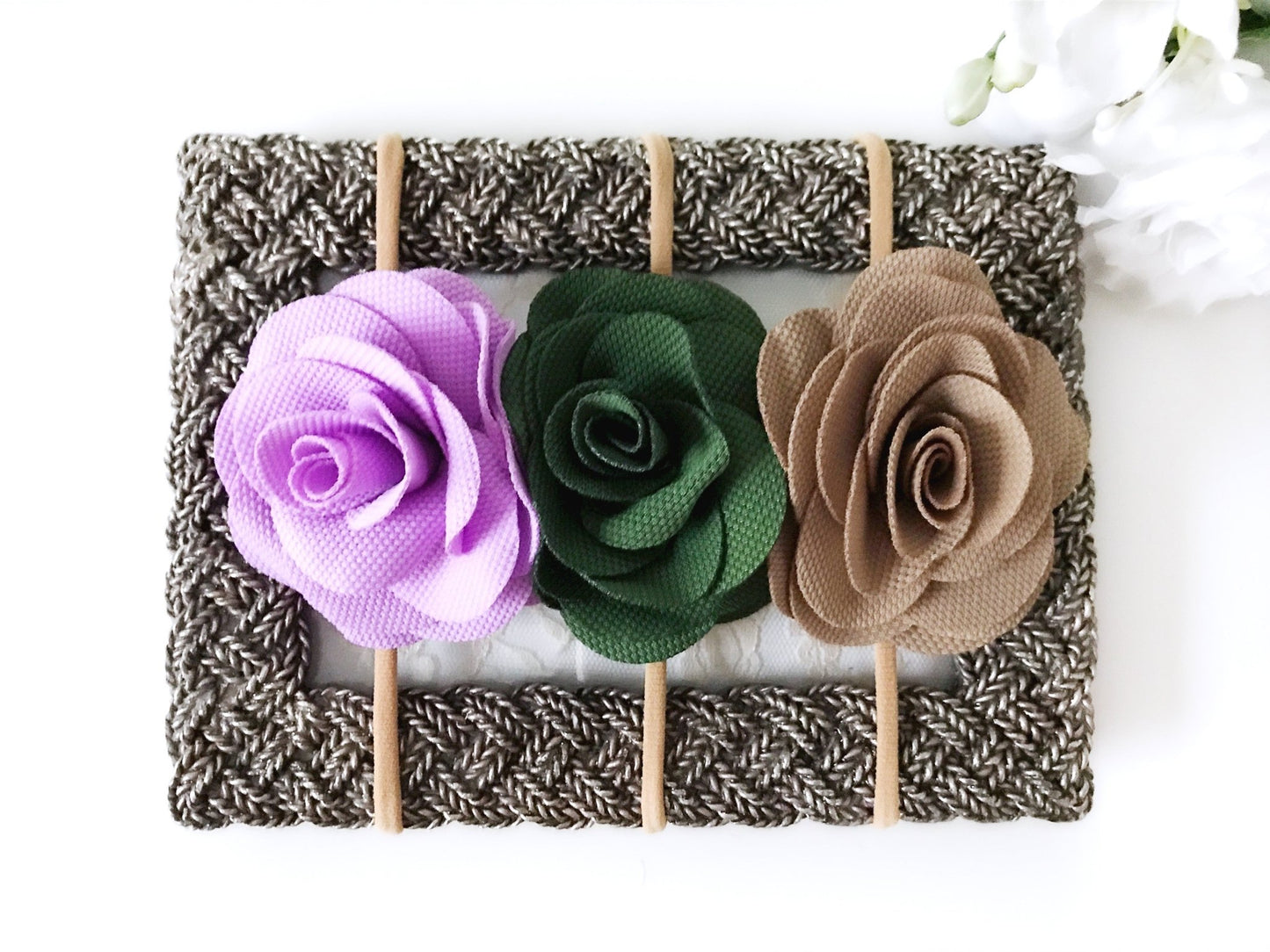 Flower Nylon Headbands - Squishy Cheeks