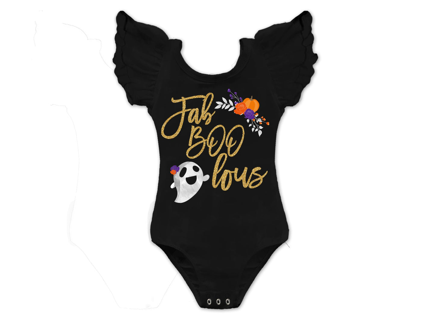 Girl's Fab-BOO-lous Halloween Leotard Top - Squishy Cheeks