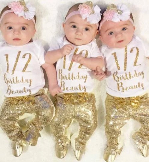Girl's Gold Sequin Pants - Squishy Cheeks