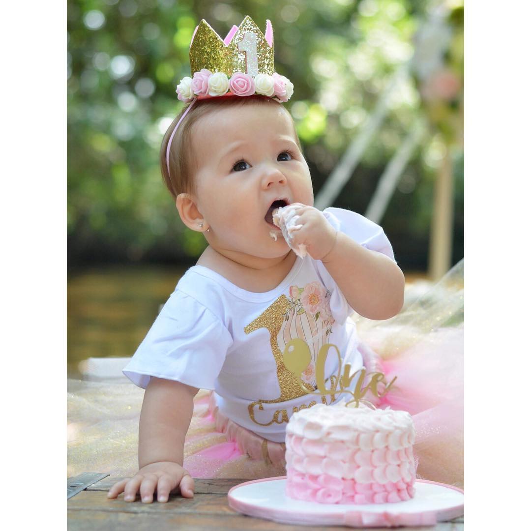 Girl's Hot Air Balloon Birthday Top - Squishy Cheeks