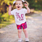 Girl's Hot Pink Sequin Shorts - Squishy Cheeks