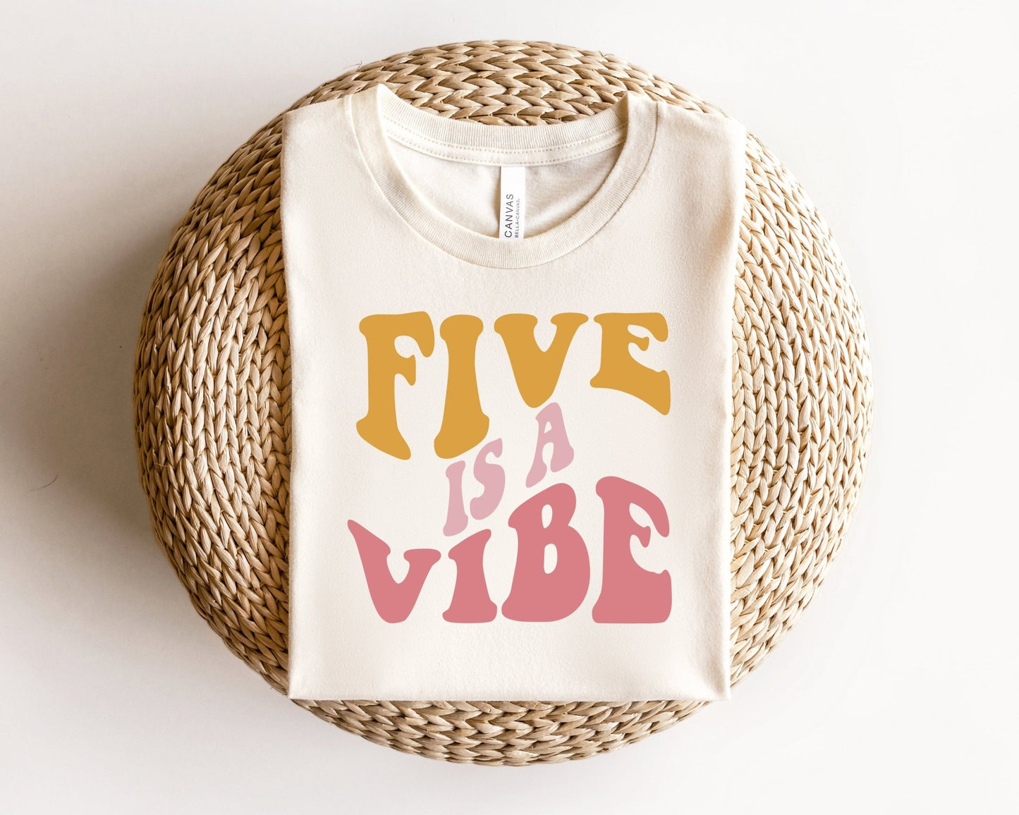 Girl's Nine Is A Vibe Birthday Shirt Retro Groovy Party Vibe Girl Birthday Vibes Birthday Outfit Any Age - Squishy Cheeks