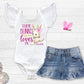 Girl's Personalized Some Bunny Loves Me Outfit - Squishy Cheeks