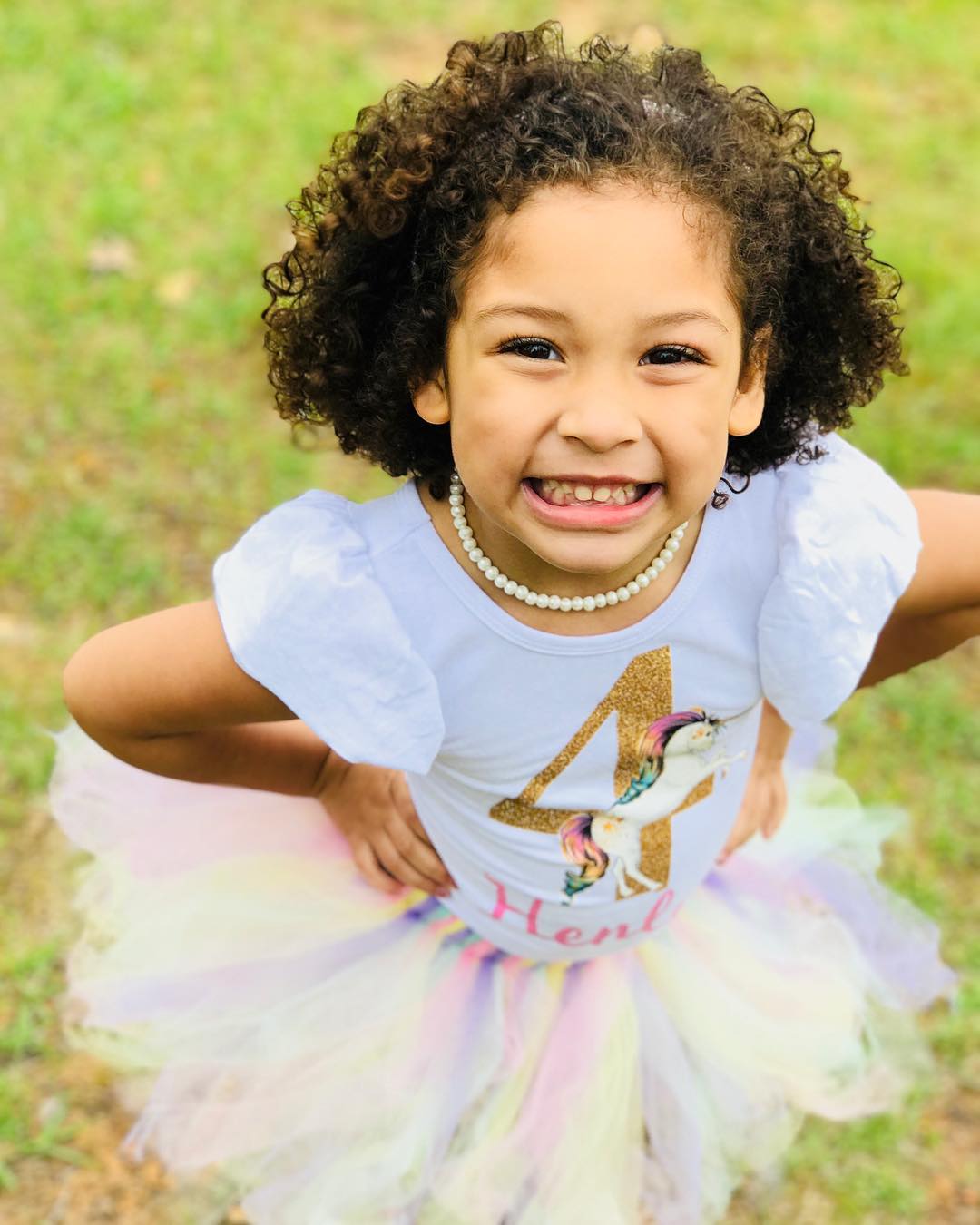 Girl's Personalized Unicorn Birthday Top - Squishy Cheeks
