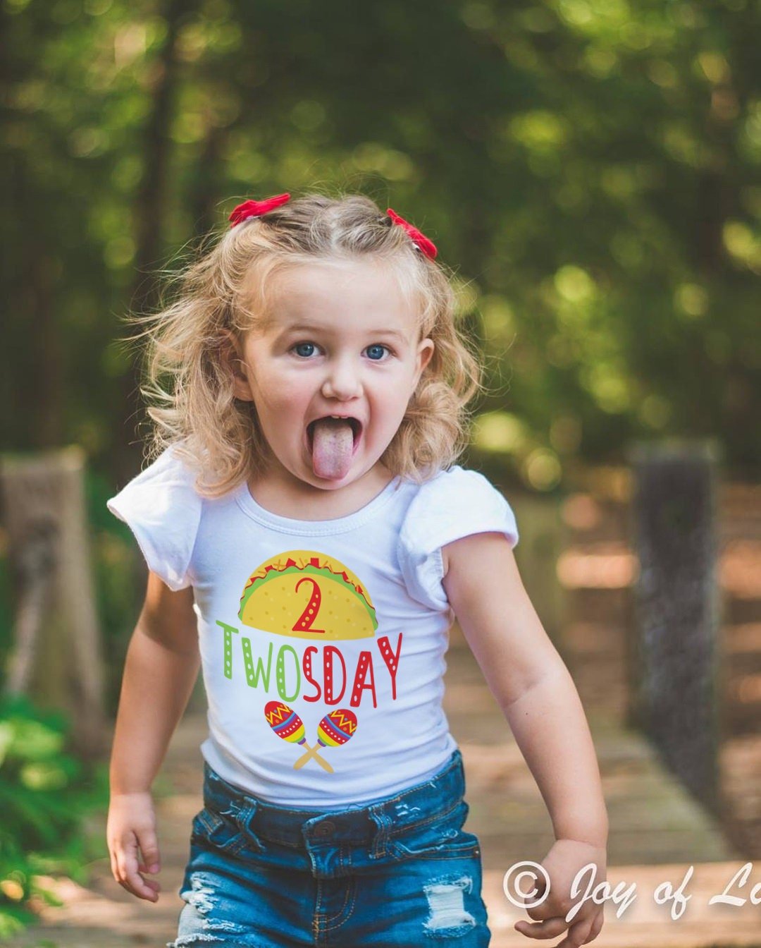 Girls Taco Twosday Birthday Leotard - Squishy Cheeks