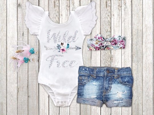 Girl's Wild and Free Outfit - Squishy Cheeks