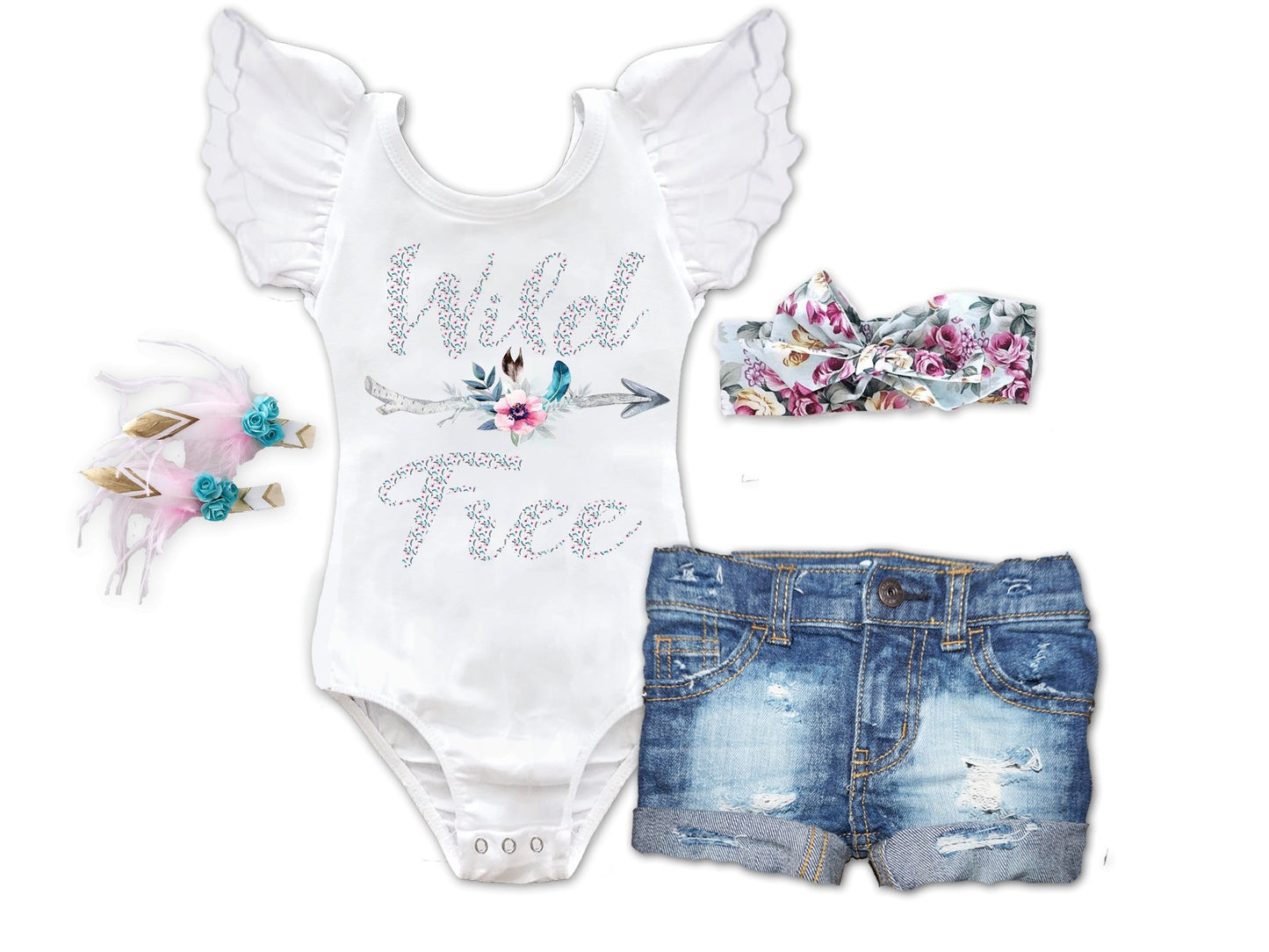 Girl's Wild and Free Outfit - Squishy Cheeks